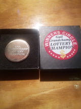 Gail Grandchamp WiNNERS CIRCLE LOTTERY SCRATCH COIN